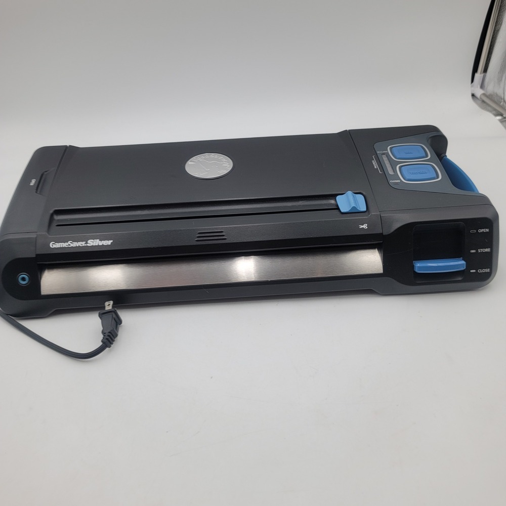 FoodSaver GameSaver Silver Vacuum Sealer Machine Black Silver G300 Series